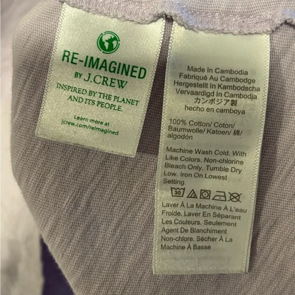 J. Crew Light Purple Short Sleeve Tee - Picture 4 of 6